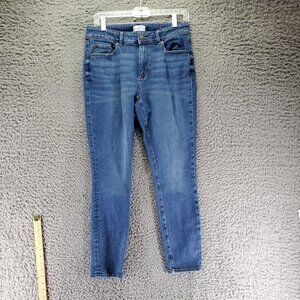 Loft Jeans Womens Size 6 Blue Curvy Skinny Stretch Denim